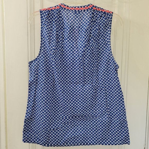 J.Crew Embroidered Tank Size 8 - Picture 3 of 10